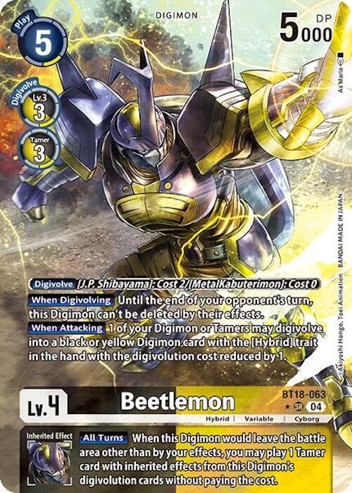 Beetlemon [BT18-063] (Alternate Art) [Release Special Booster 2.0] | Enigma On Main