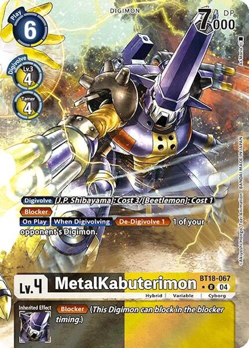 MetalKabuterimon [BT18-067] (Alternate Art) [Release Special Booster 2.0] | Enigma On Main