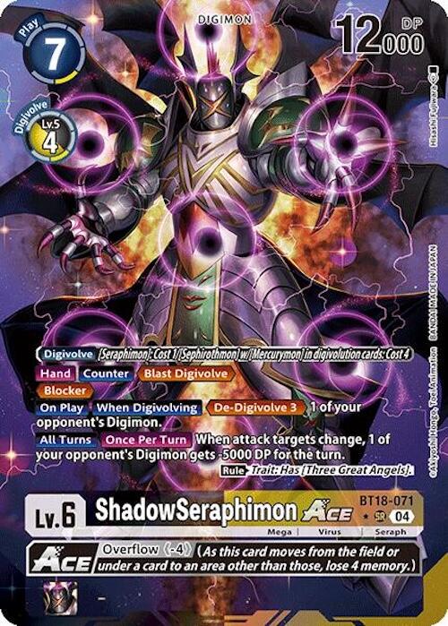 ShadowSeraphimon ACE [BT18-071] (Alternate Art) [Release Special Booster 2.0] | Enigma On Main