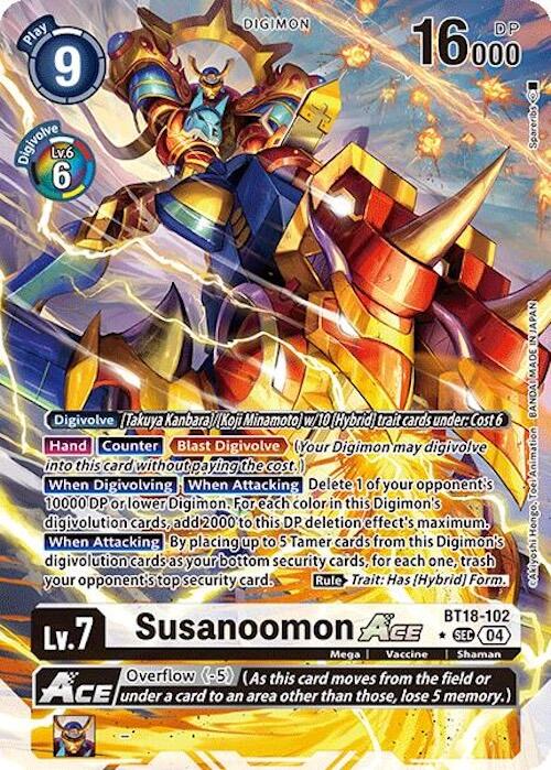 Susanoomon ACE [BT18-102] (Alternate Art) [Release Special Booster 2.0] | Enigma On Main