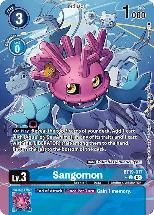 Sangomon [BT19-017] (Alternate Art) [Release Special Booster 2.0] | Enigma On Main