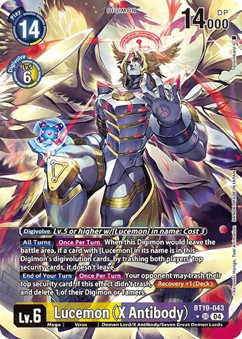 Lucemon [BT19-043] (X Antibody) (Alternate Art) [Release Special Booster Ver.2.0] | Enigma On Main