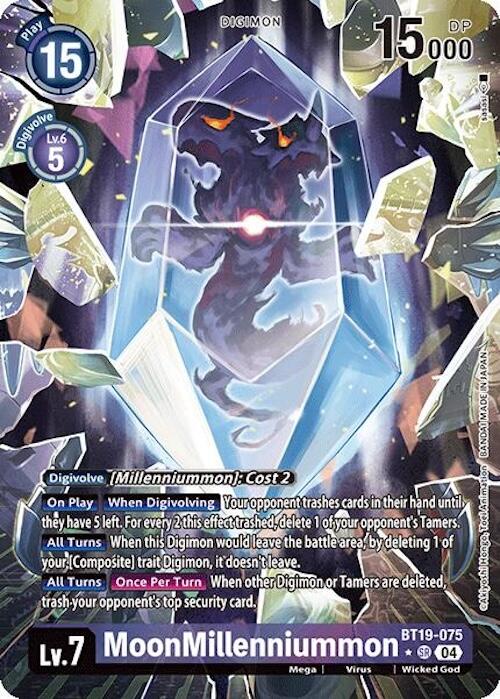 MoonMillenniummon [BT19-075] (Alternate Art) [Release Special Booster 2.0] | Enigma On Main