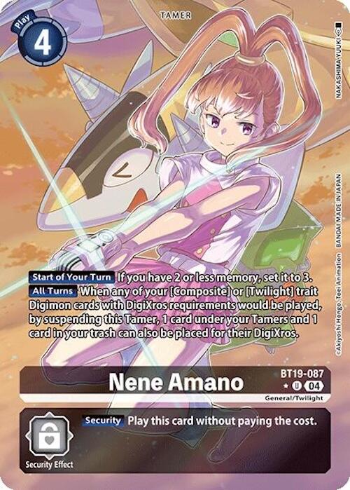 Nene Amano [BT19-087] (Alternate Art) [Release Special Booster 2.0] | Enigma On Main