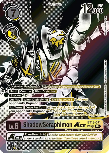 ShadowSeraphimon ACE [BT18-071] (Textured) [Release Special Booster 2.0] | Enigma On Main