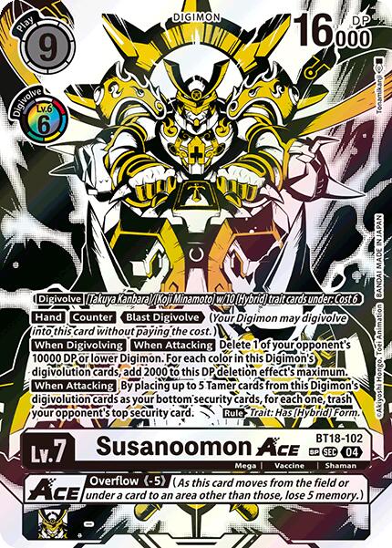 Susanoomon ACE [BT18-102] (Textured) [Release Special Booster 2.0] | Enigma On Main