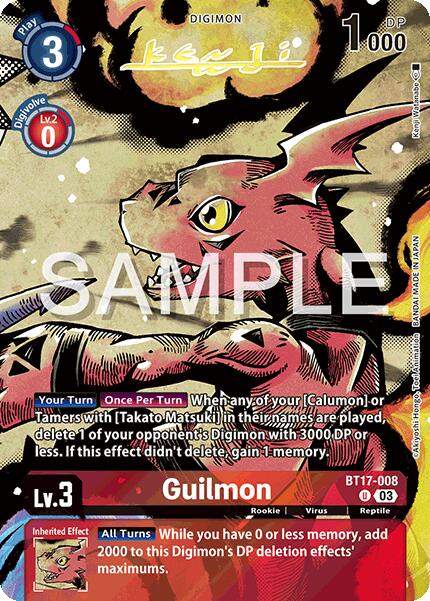 Guilmon [BT17-008] (Signed) [Release Special Booster 2.0] | Enigma On Main