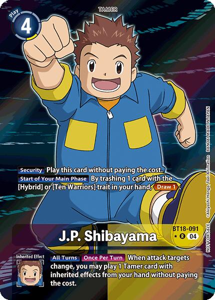 J.P. Shibayama [BT18-091] (Release Special Booster 2.0: Box Promotion Pack) [Release Special Booster 2.0] | Enigma On Main