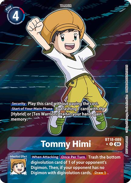 Tommy Himi [BT18-089] (Release Special Booster 2.0: Box Promotion Pack) [Release Special Booster 2.0] | Enigma On Main