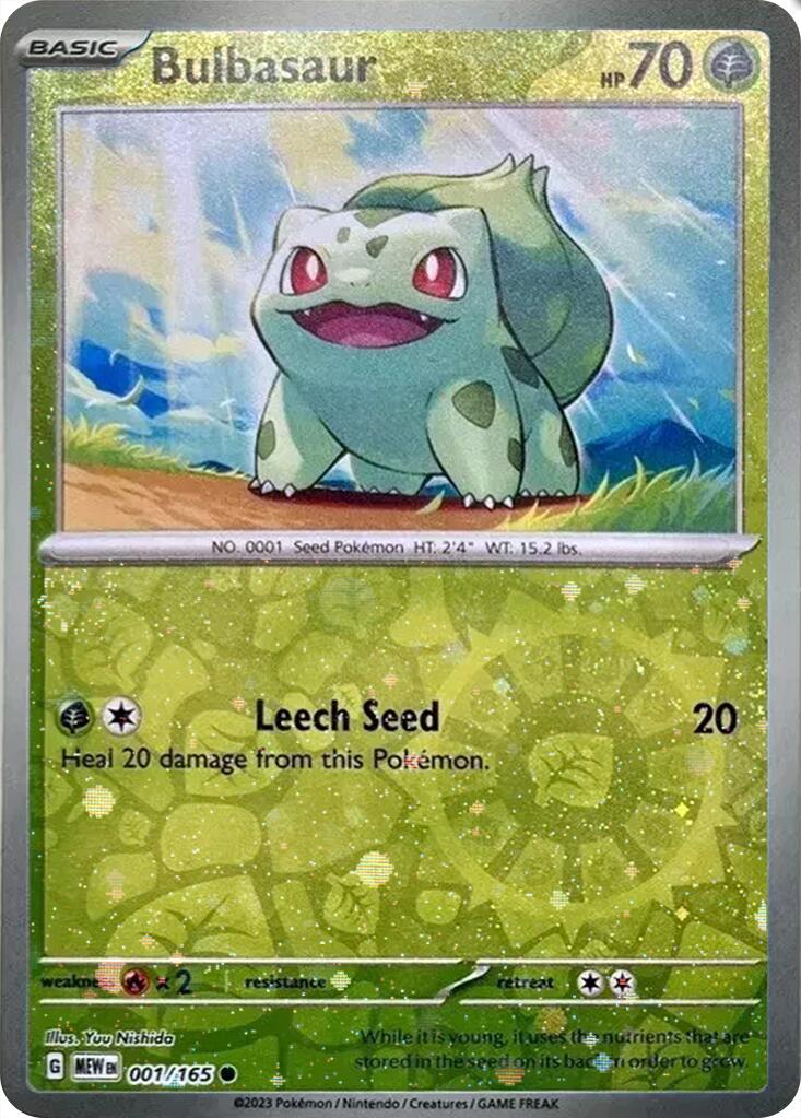 Bulbasaur (001/165) (Cosmos Holo) (Costco Exclusive) [Miscellaneous Cards] | Enigma On Main