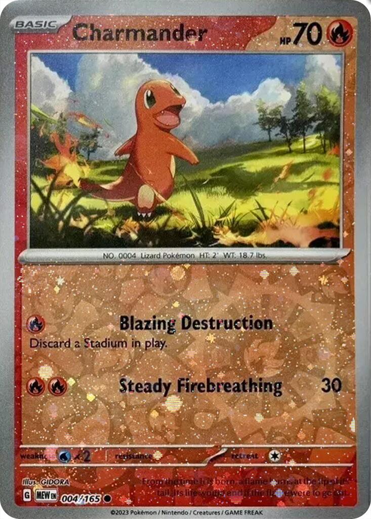 Charmander (004/165) (Cosmos Holo) (Costco Exclusive) [Miscellaneous Cards] | Enigma On Main