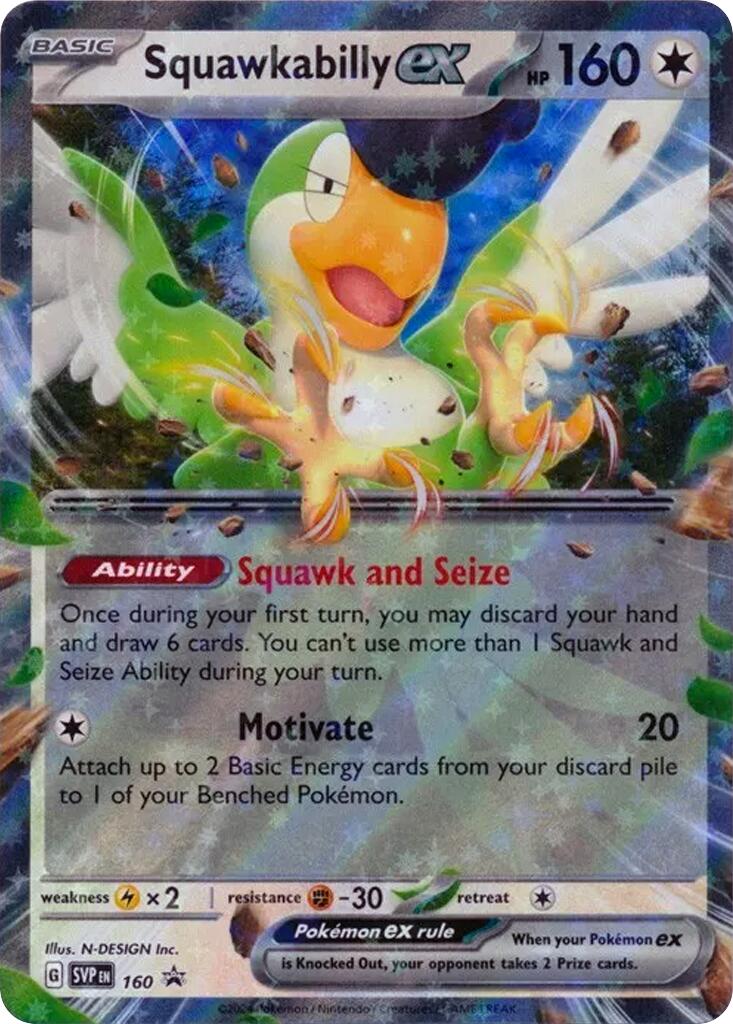 Squawkabilly ex (SVP160) [SV: Scarlet & Violet Promo Cards] | Enigma On Main