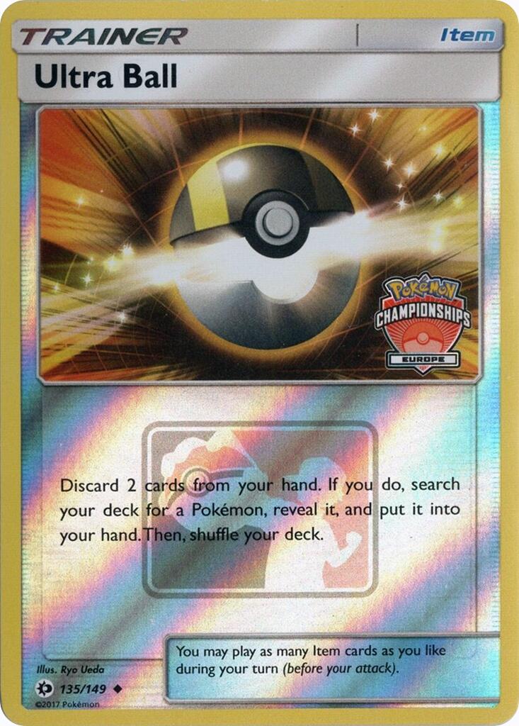 Ultra Ball (135/149) (Europe Championships) [League & Championship Cards] | Enigma On Main