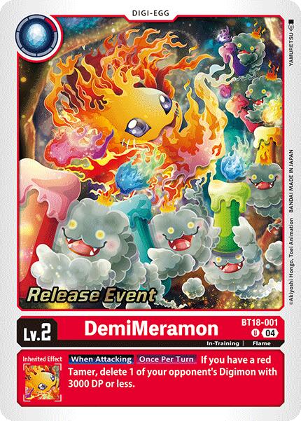 DemiMeramon [BT18-001] [Release Special Booster Ver.2.0 Pre-Release Cards] | Enigma On Main