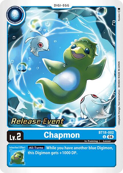 Chapmon [BT18-002] [Release Special Booster Ver.2.0 Pre-Release Cards] | Enigma On Main