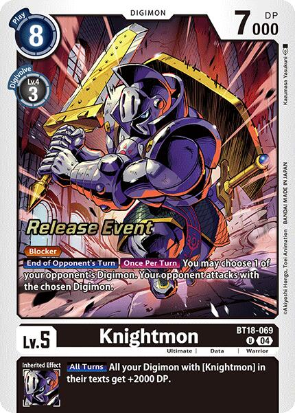 Knightmon [BT18-069] [Release Special Booster Ver.2.0 Pre-Release Cards] | Enigma On Main