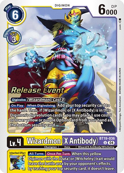 Wizardmon [BT19-036] (X Antibody) [Release Special Booster Ver.2.0 Pre-Release Cards] | Enigma On Main