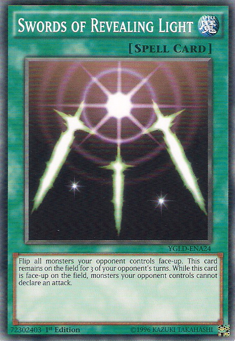 Swords of Revealing Light [YGLD-ENA24] Common | Enigma On Main