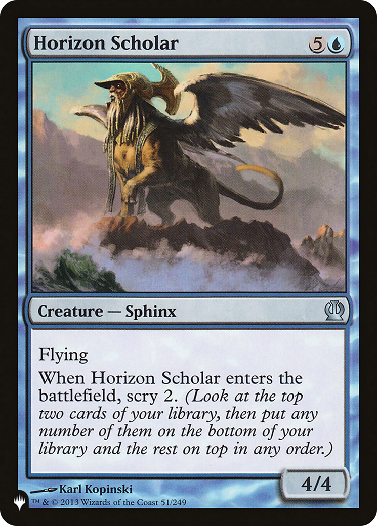 Horizon Scholar [The List] | Enigma On Main