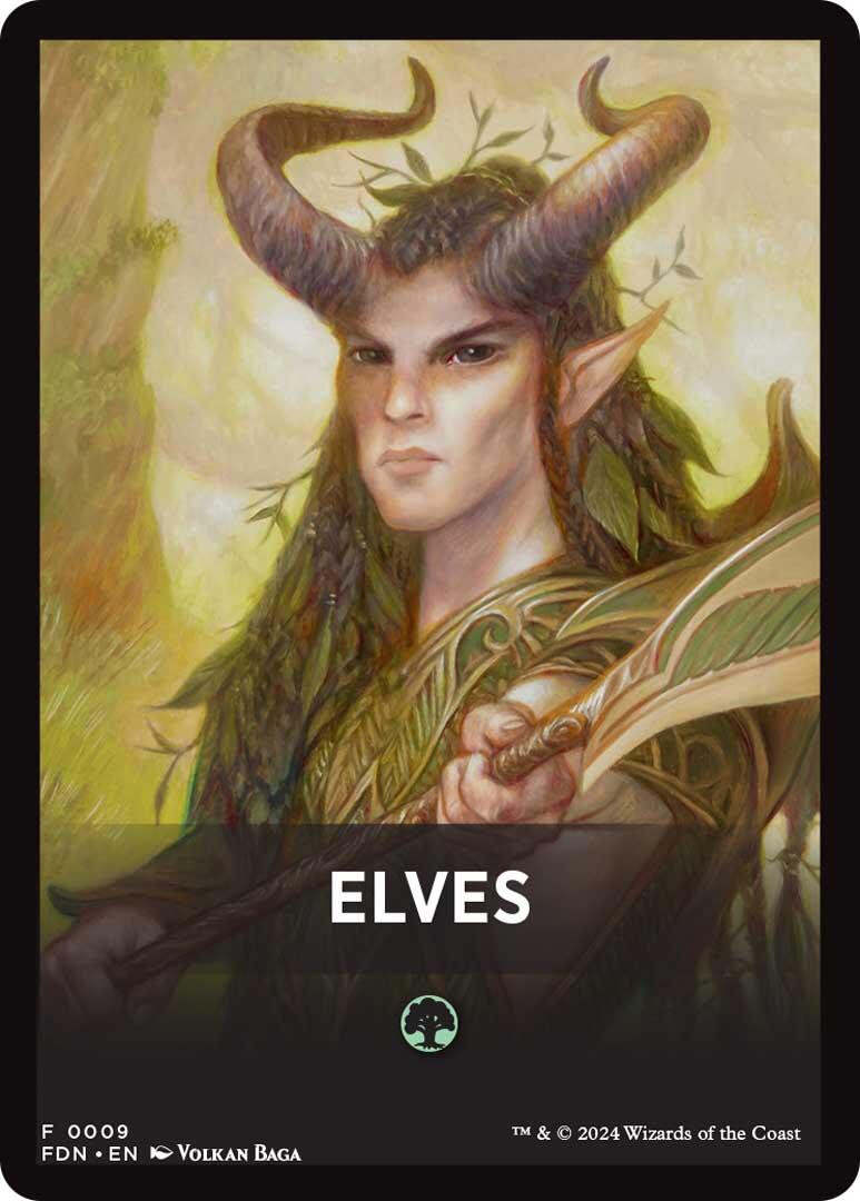 Elves Theme Card [Foundations Tokens] | Enigma On Main