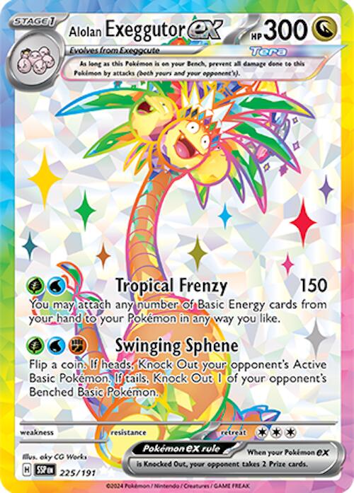 Alolan Exeggutor ex (225/191) [Scarlet & Violet: Surging Sparks] | Enigma On Main