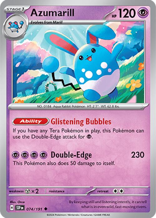 Azumarill (074/191) [Scarlet & Violet: Surging Sparks] | Enigma On Main