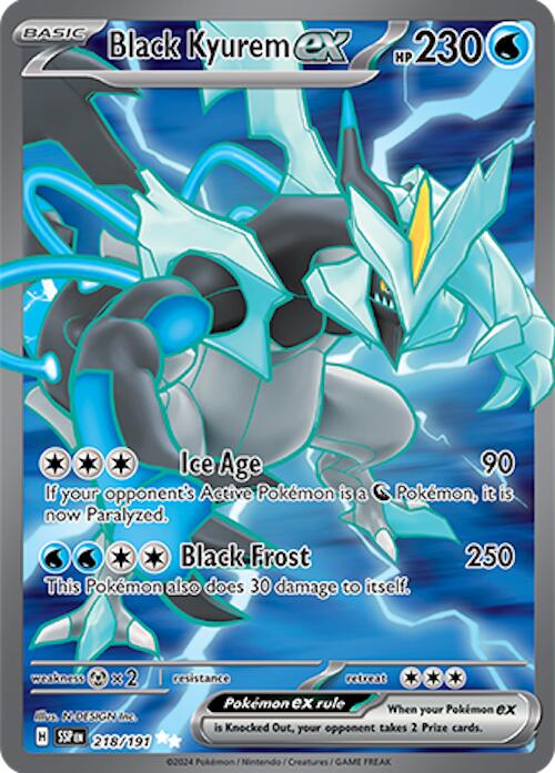 Black Kyurem ex (218/191) [Scarlet & Violet: Surging Sparks] | Enigma On Main