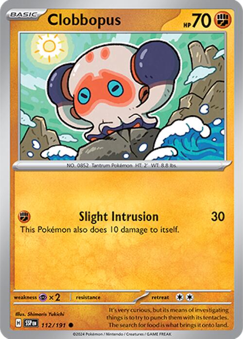 Clobbopus (112/191) [Scarlet & Violet: Surging Sparks] | Enigma On Main