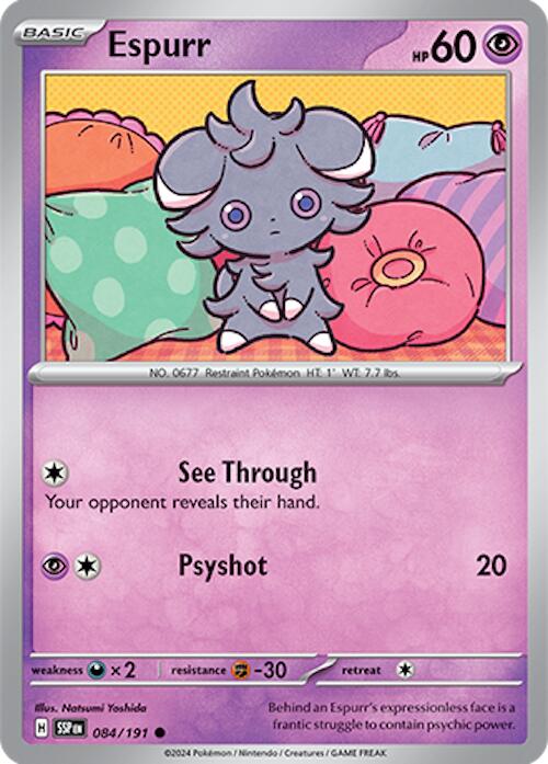 Espurr (084/191) [Scarlet & Violet: Surging Sparks] | Enigma On Main