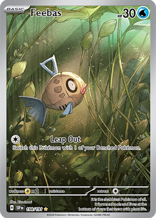 Feebas (198/191) [Scarlet & Violet: Surging Sparks] | Enigma On Main