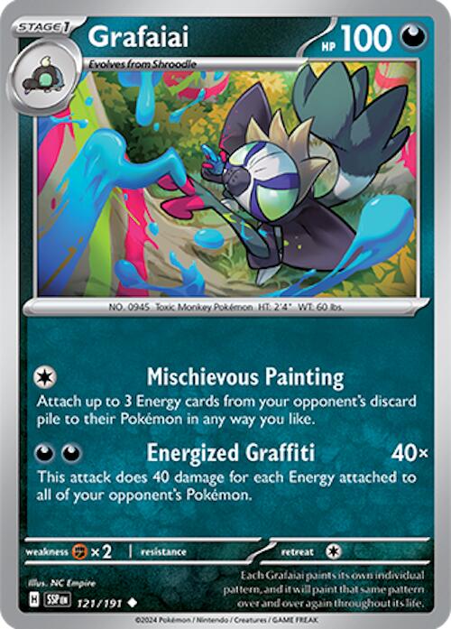 Grafaiai (121/191) [Scarlet & Violet: Surging Sparks] | Enigma On Main