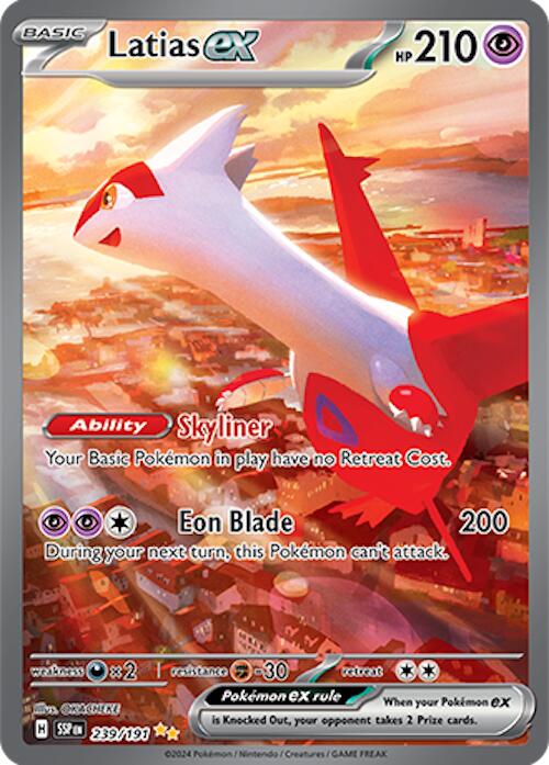 Latias ex (239/191) [Scarlet & Violet: Surging Sparks] | Enigma On Main