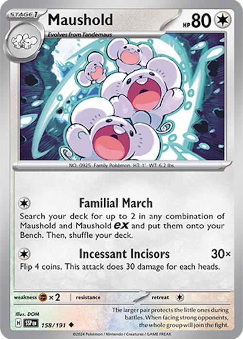 Maushold (158/191) [Scarlet & Violet: Surging Sparks] | Enigma On Main
