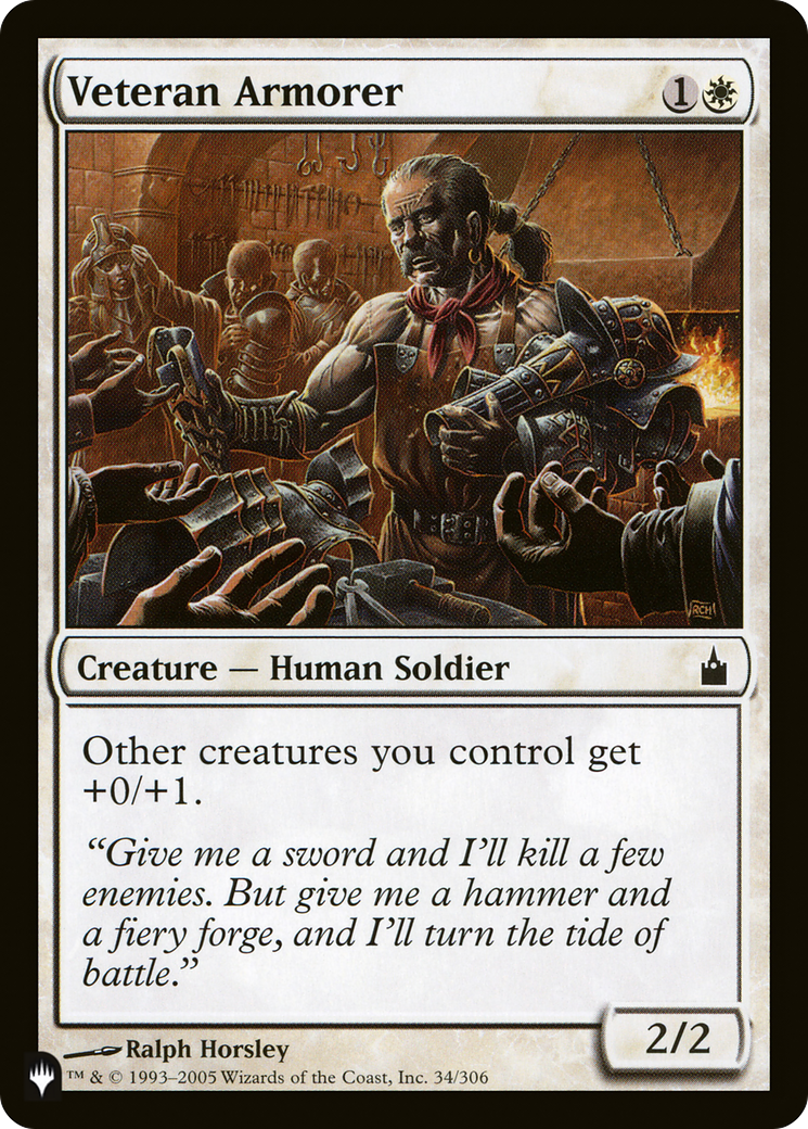 Veteran Armorer [The List Reprints] | Enigma On Main