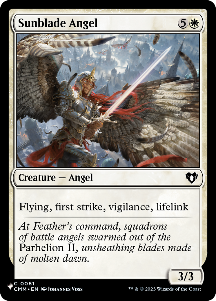 Sunblade Angel [The List] | Enigma On Main