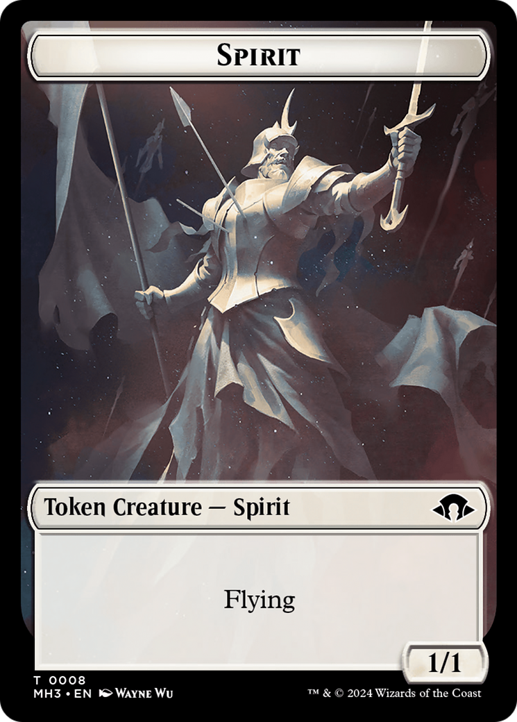 Eldrazi Spawn // Spirit (0008) Double-Sided Token [Modern Horizons 3 Tokens] | Enigma On Main