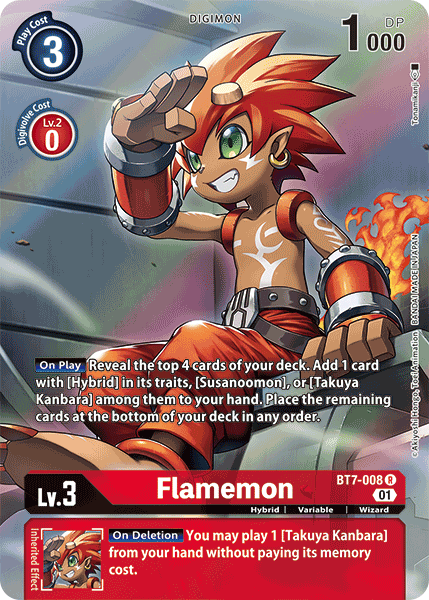 Flamemon [BT7-008] (Alternate Art) [Next Adventure] | Enigma On Main