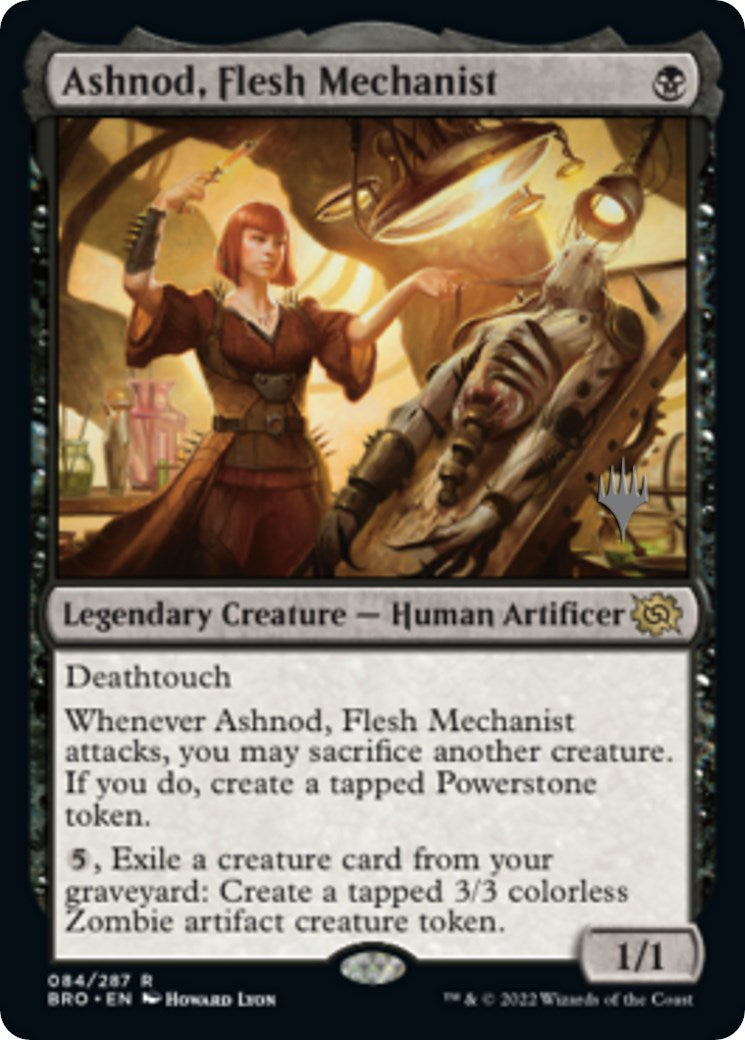 Ashnod, Flesh Mechanist (Promo Pack) [The Brothers' War Promos] | Enigma On Main