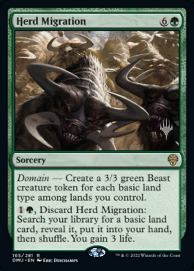 Herd Migration (Promo Pack) [Dominaria United Promos] | Enigma On Main