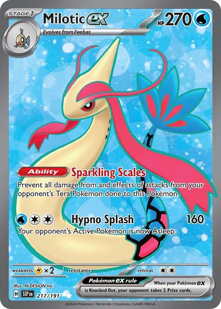 Milotic ex (217/191) [Scarlet & Violet: Surging Sparks] | Enigma On Main