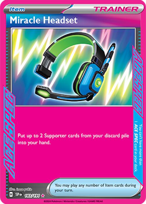 Miracle Headset (183/191) [Scarlet & Violet: Surging Sparks] | Enigma On Main