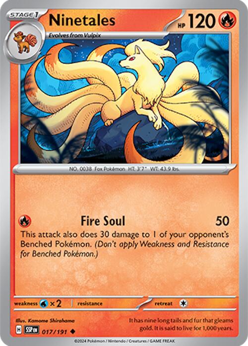 Ninetales (017/191) [Scarlet & Violet: Surging Sparks] | Enigma On Main