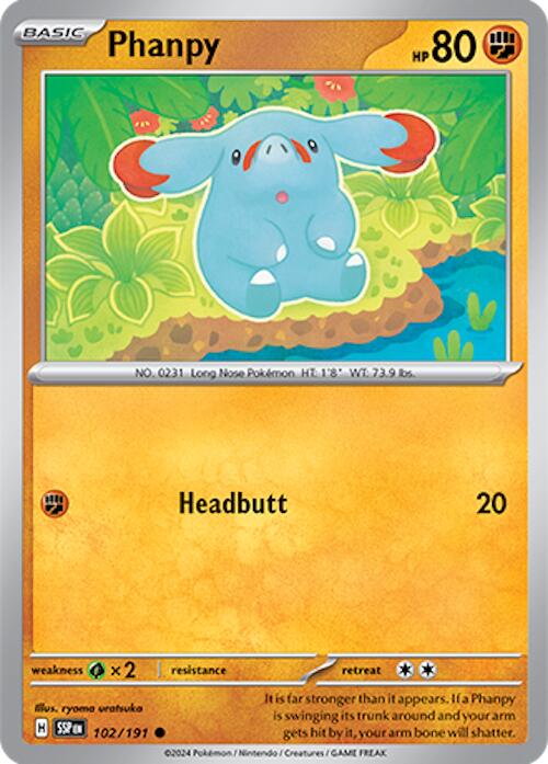 Phanpy (102/191) [Scarlet & Violet: Surging Sparks] | Enigma On Main
