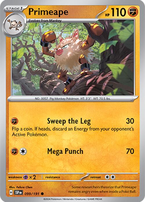 Primeape (099/191) [Scarlet & Violet: Surging Sparks] | Enigma On Main