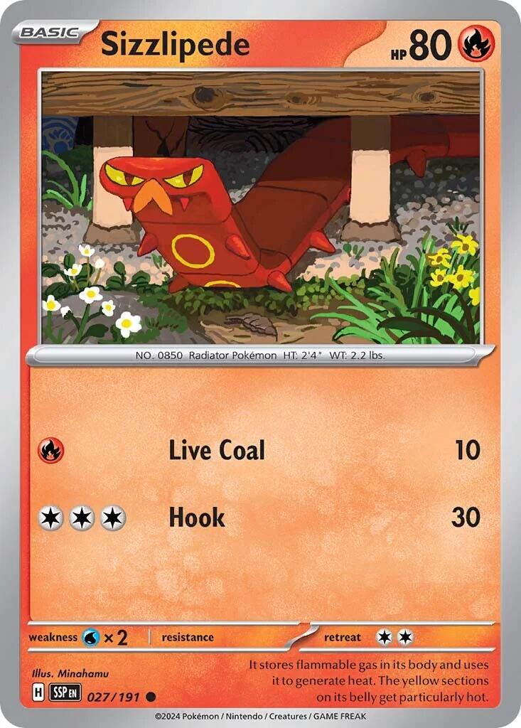 Sizzlipede (027/191) [Scarlet & Violet: Surging Sparks] | Enigma On Main