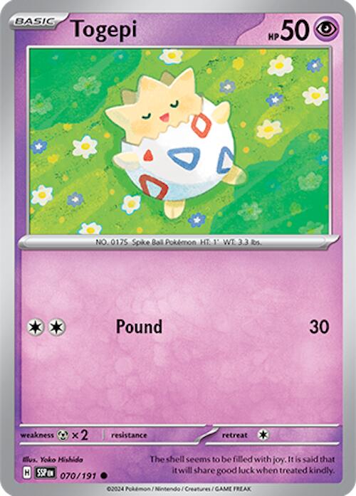 Togepi (070/191) [Scarlet & Violet: Surging Sparks] | Enigma On Main