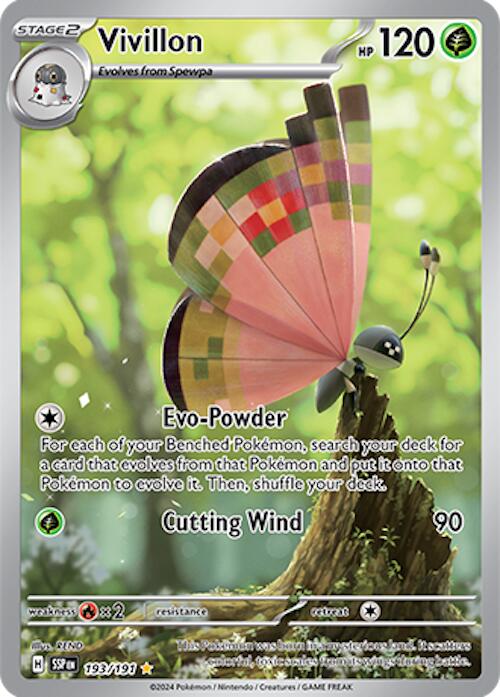 Vivillon (193/191) [Scarlet & Violet: Surging Sparks] | Enigma On Main