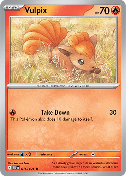 Vulpix (016/191) [Scarlet & Violet: Surging Sparks] | Enigma On Main