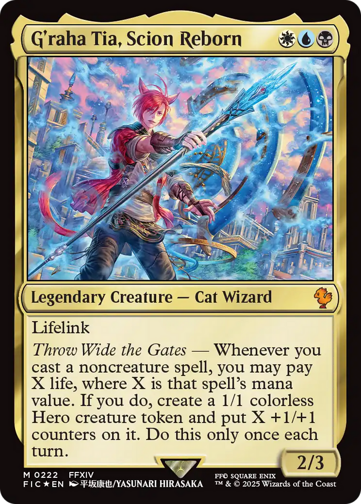 G'raha Tia, Scion Reborn (Surge Foil) [FINAL FANTASY Commander] | Enigma On Main