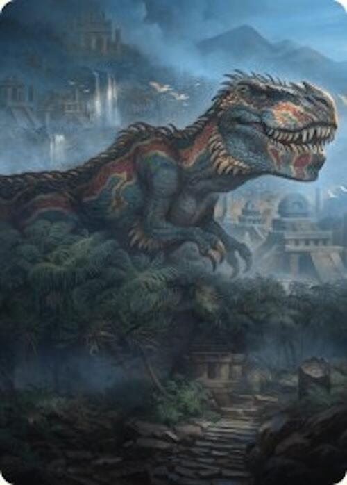 Ghalta, Primal Hunger Art Card (41/54) [Foundations Art Series] | Enigma On Main